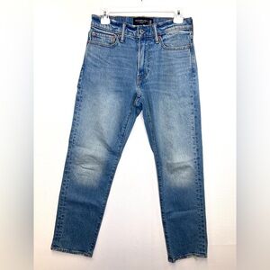 Abercrombie & Fitch mens sz 28x30 Vintage 90s straight jeans denim distressed